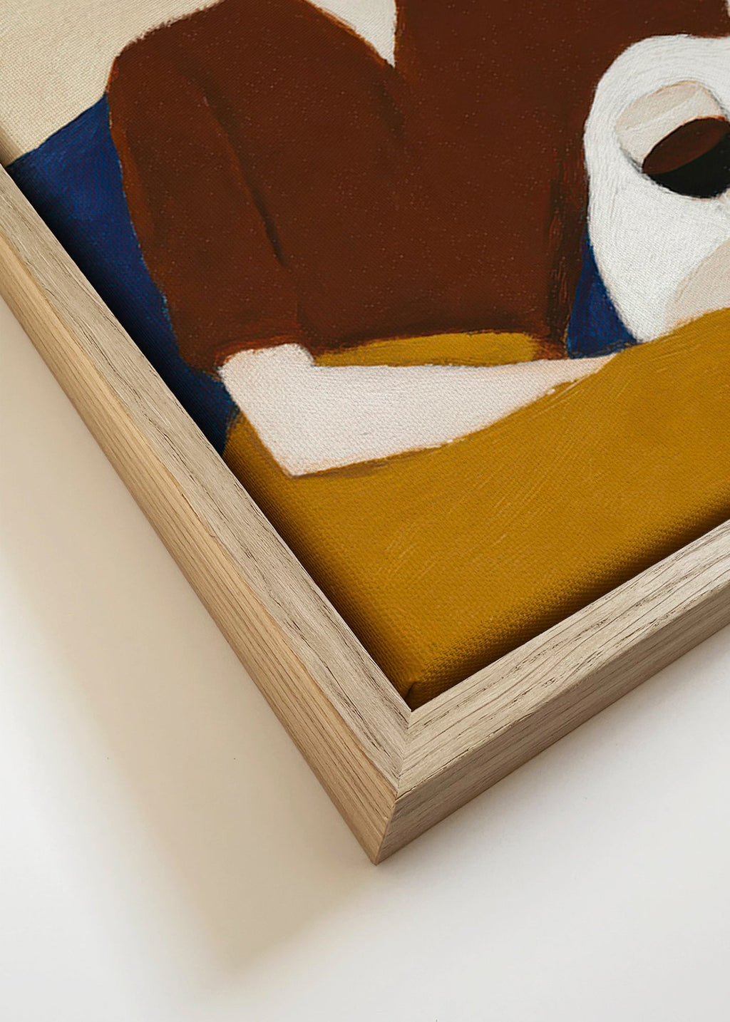 Kökskonst med figur och vinglas – Canvas detail