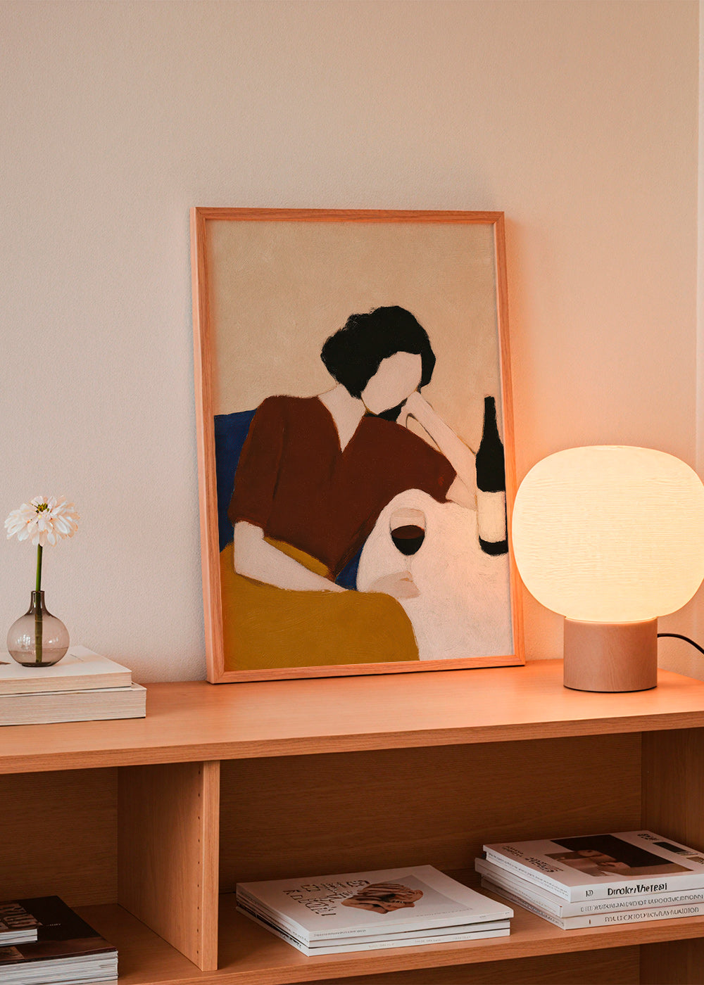 Kökskonst med figur och vinglas – Product2
