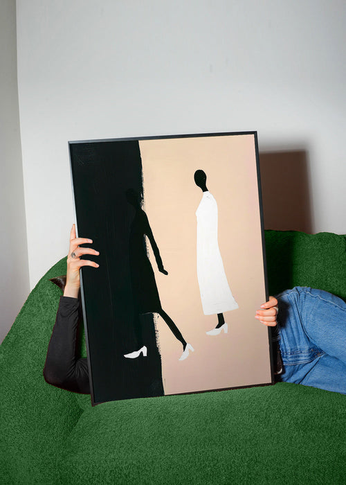 Illustration med minimalistiska silhuetter – Product1