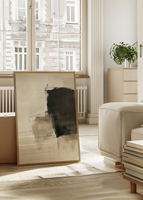 Ash Contrast - Framed poster in an interior