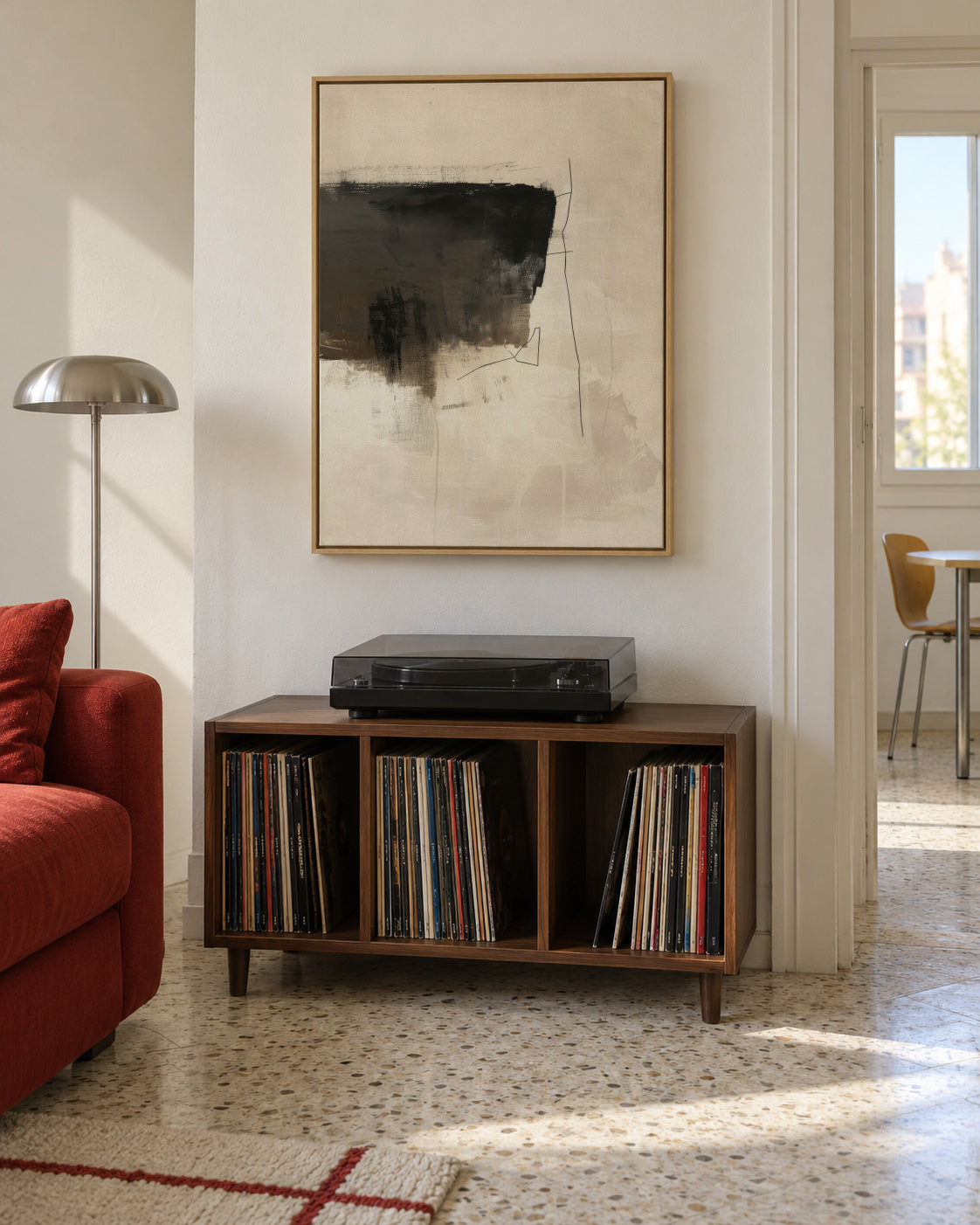 Stone and Pigment - Framed canvas in an interior