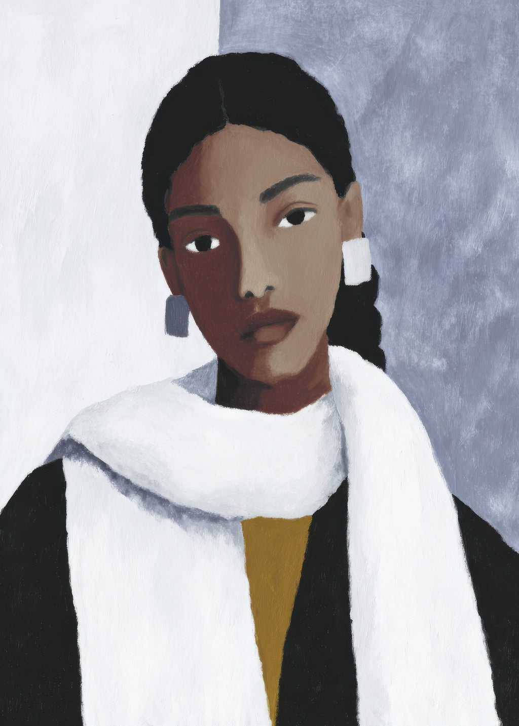 Winter White Wrap - Unframed art print