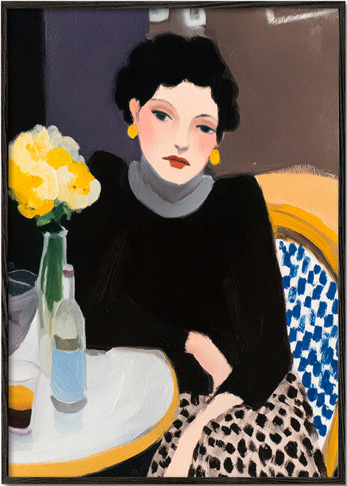 Kökskonst: porträtt på café – Black Frame