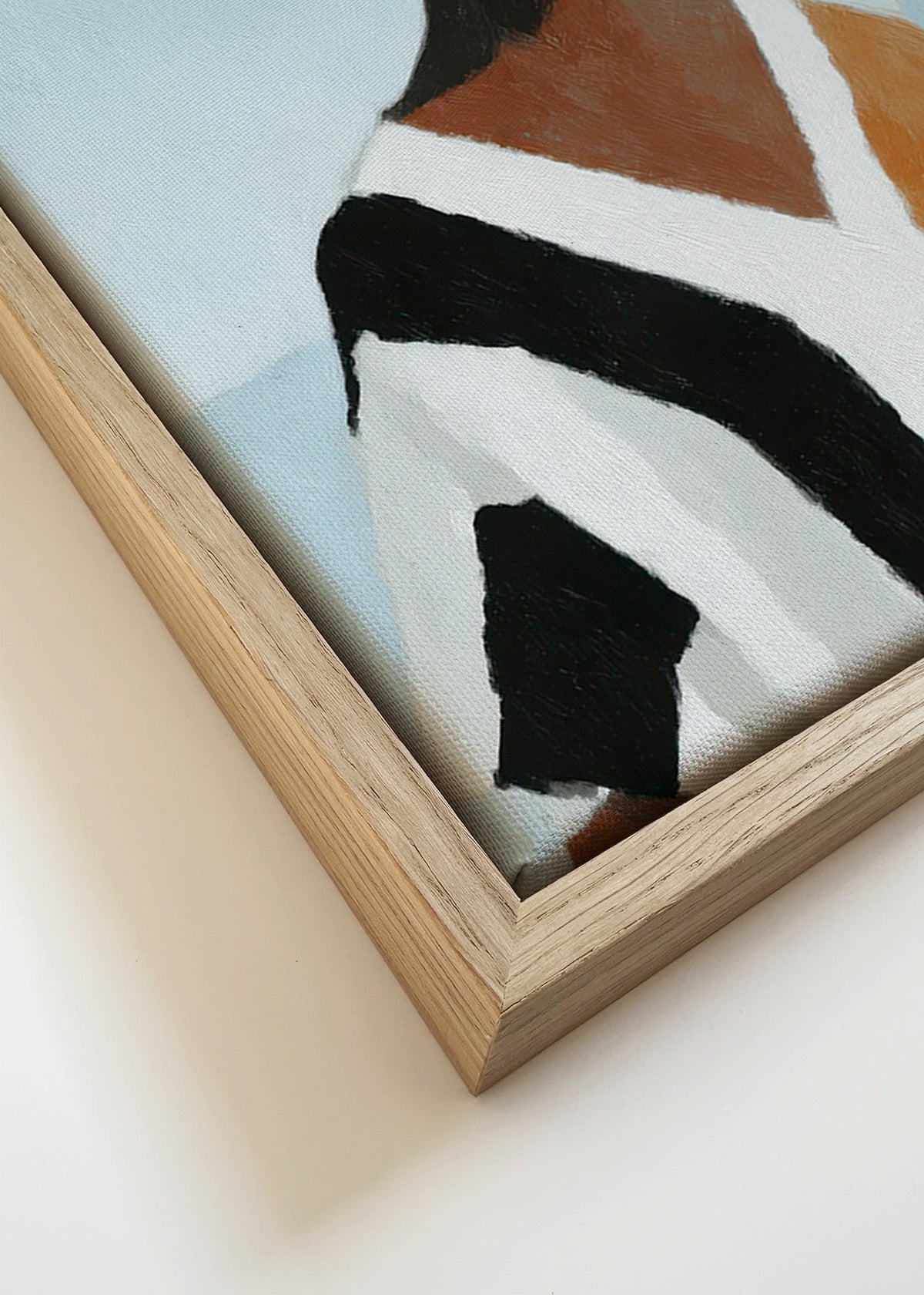 Illustration: figur vid segelbåt – Canvas detail