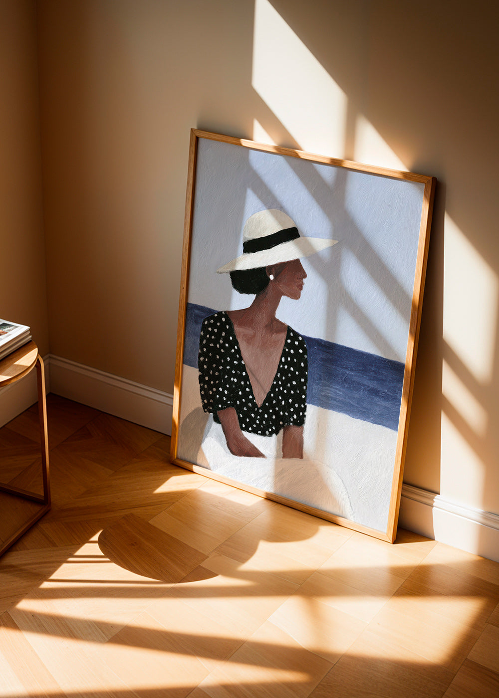 Illustration kvinna med hatt – Product1