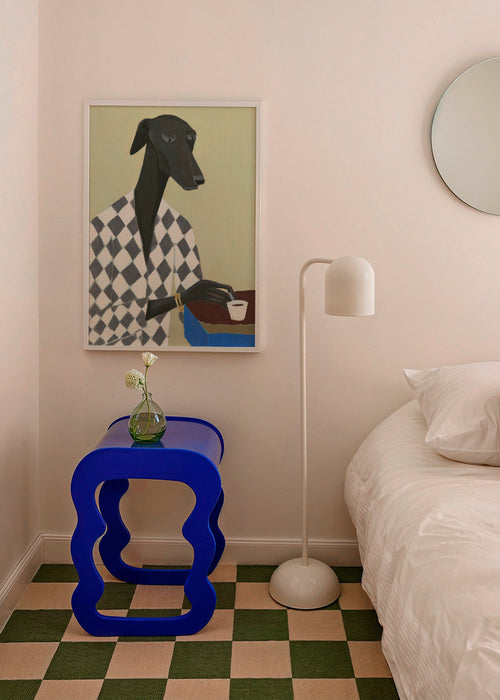 Hundporträtt med kaffekopp – Product1