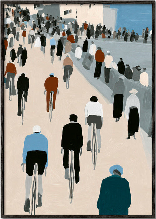 Kökskonst Cykelpromenad – Black Frame