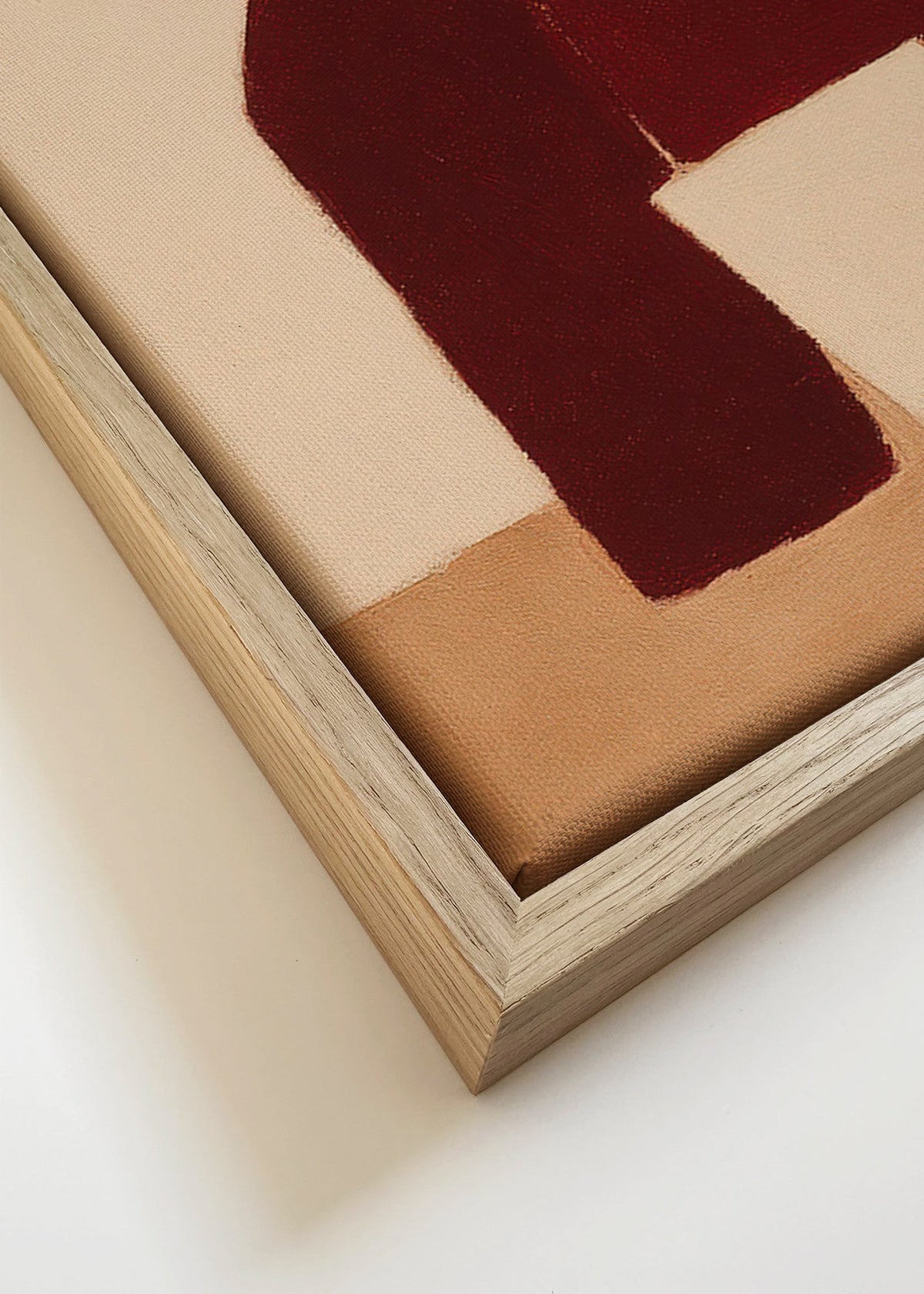 Kökskonst: flaska och glas – Canvas detail