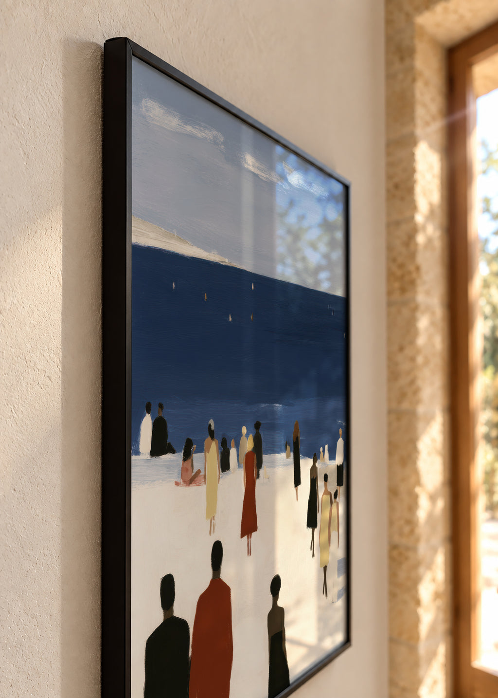 White Shore - Framed poster detail