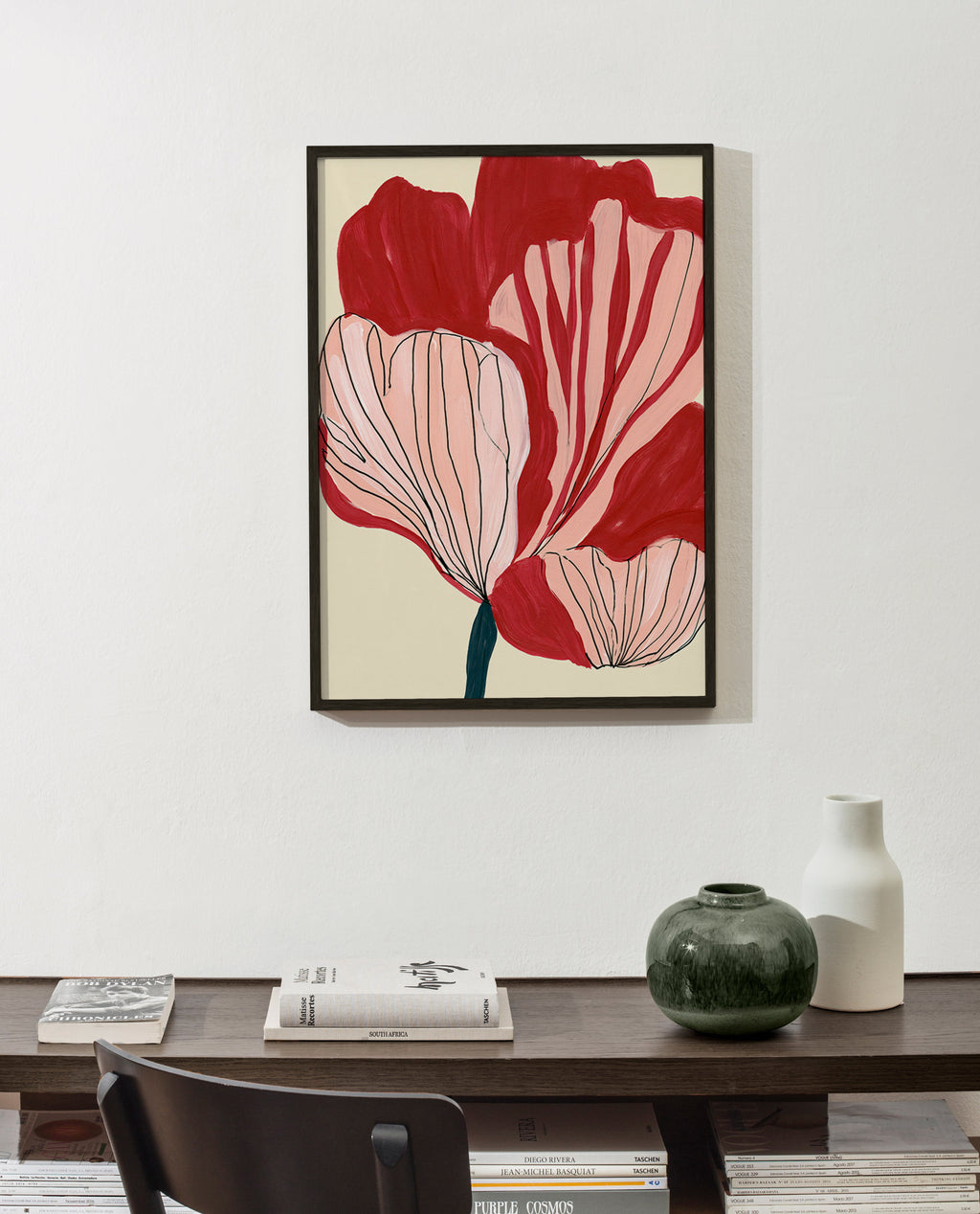 Botanisk poster skarlakansblad – Product2