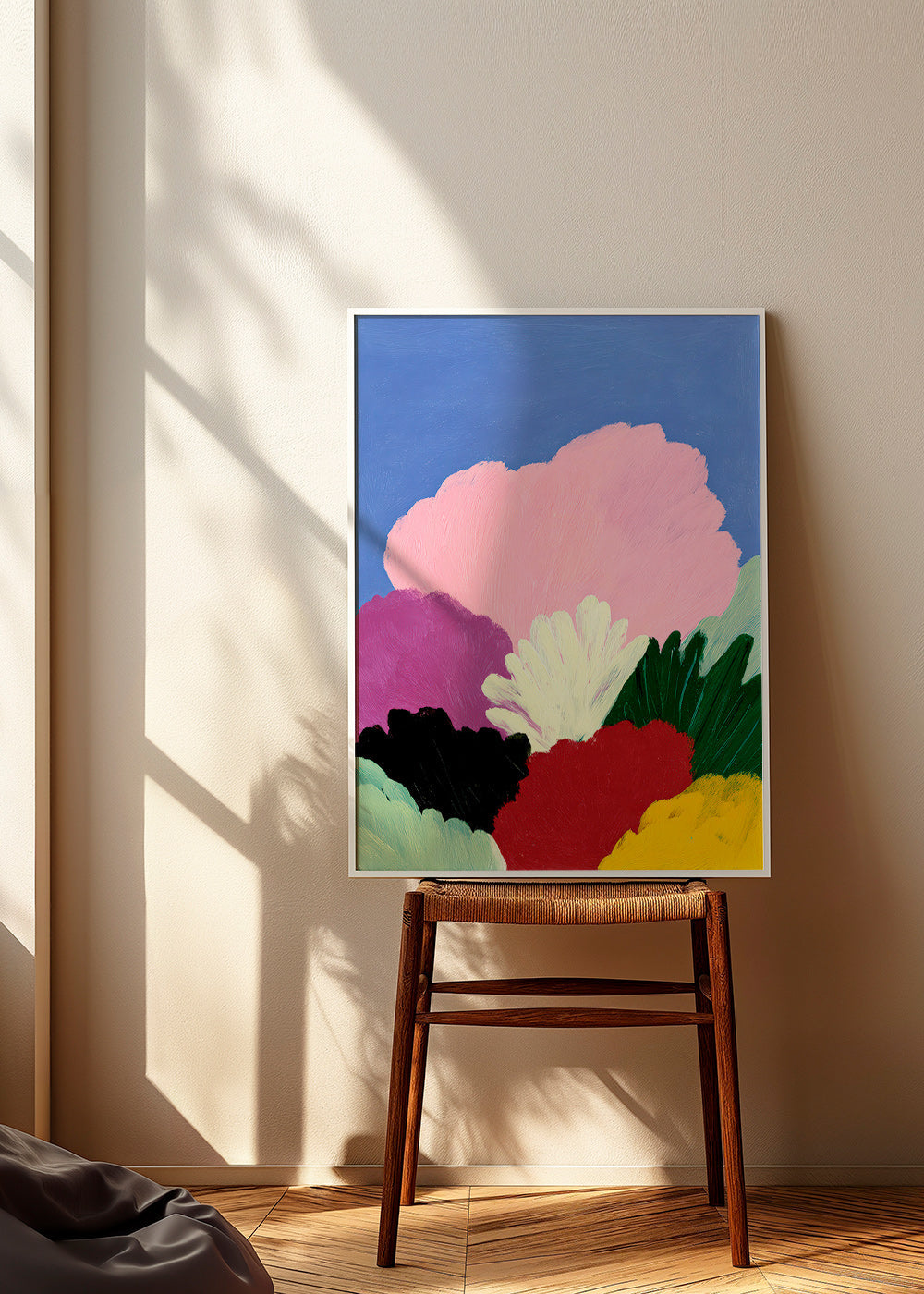 Botanisk poster Bloomscape med abstrakta blommor