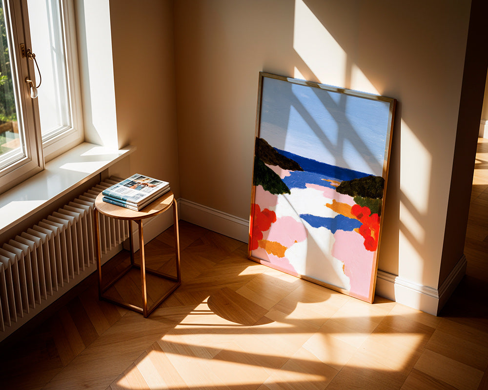 Botanisk poster: bukt i blom