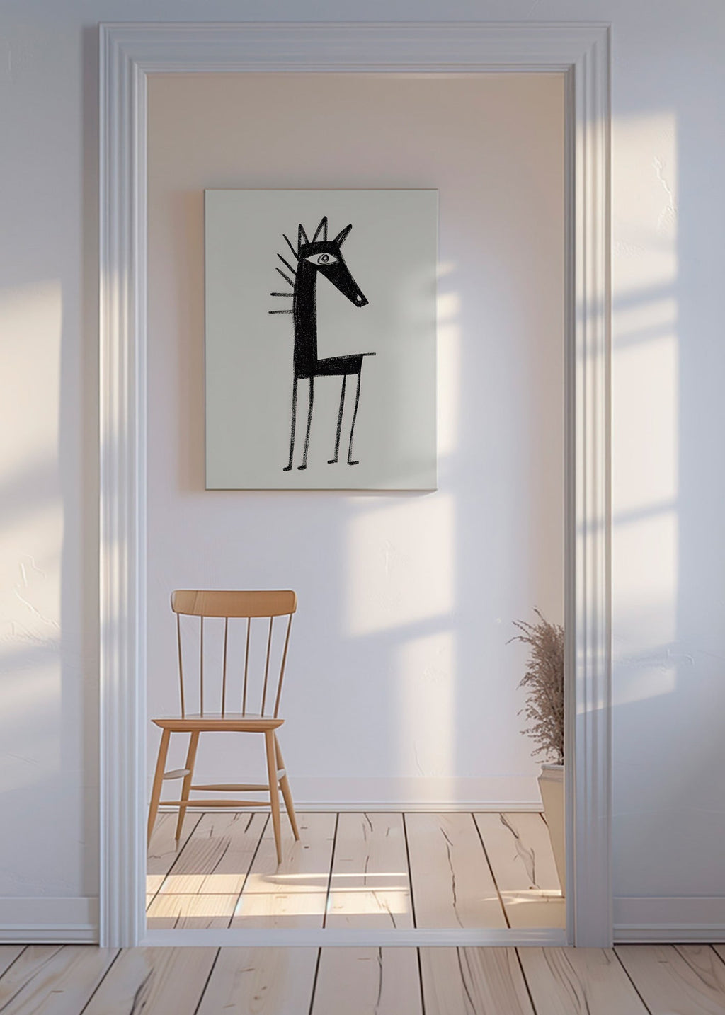 Tavla liten varelse linje