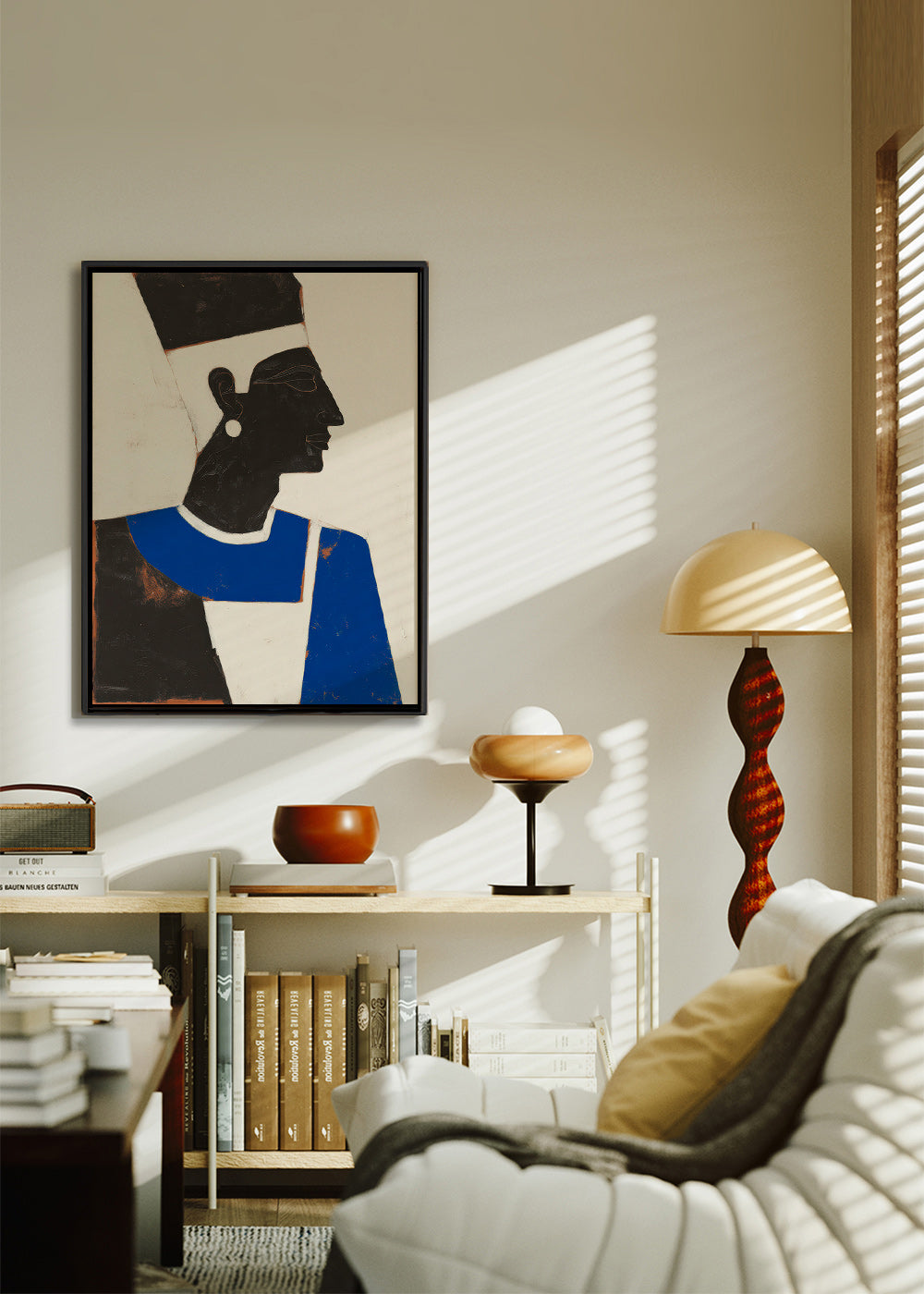 Illustration egyptisk profil