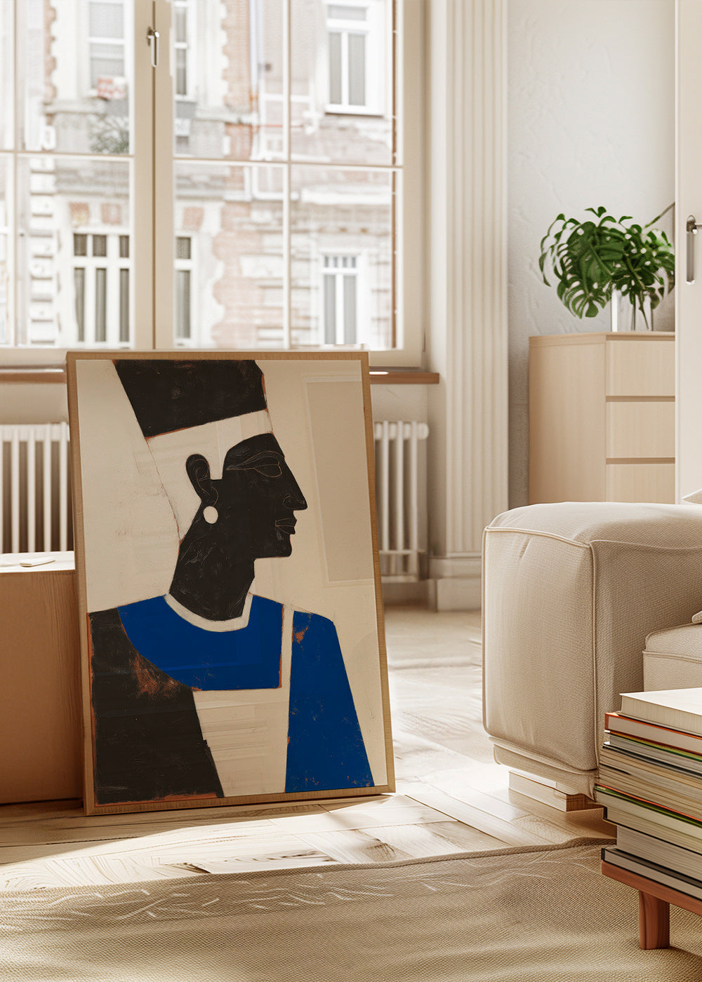 Illustration egyptisk profil
