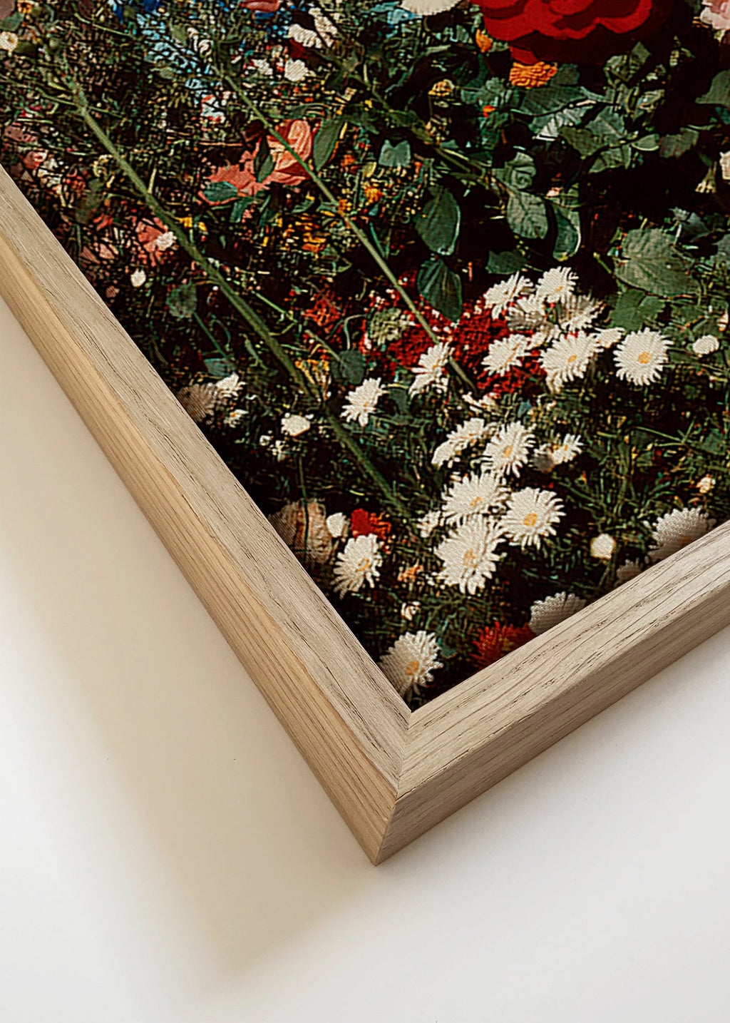 Botanisk poster: trädgård i blom