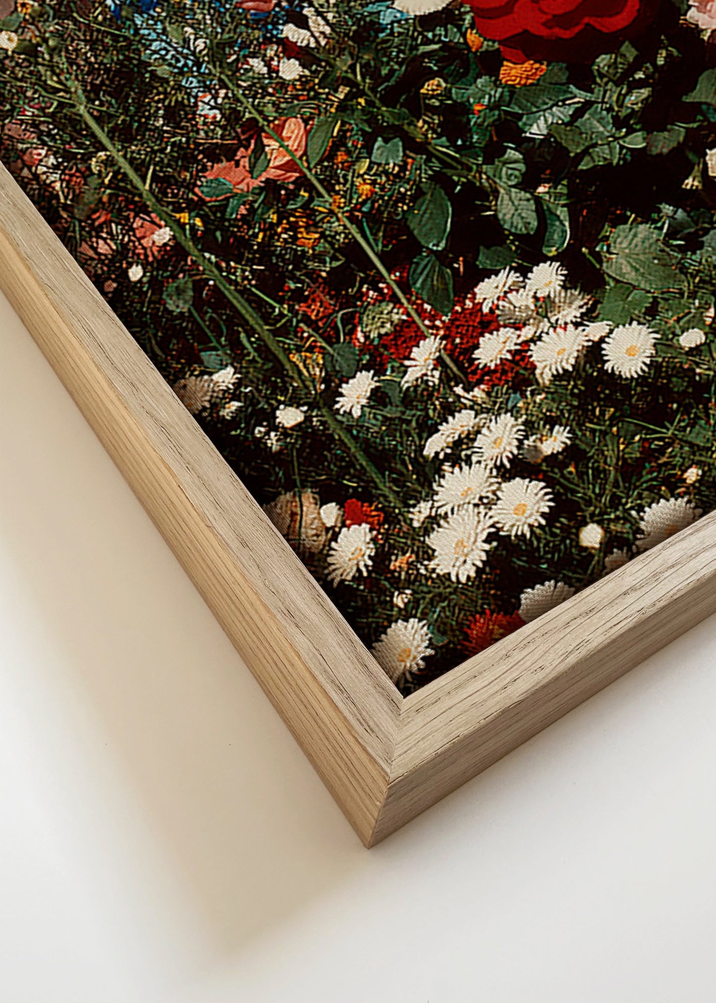 Botanisk poster: trädgård i blom