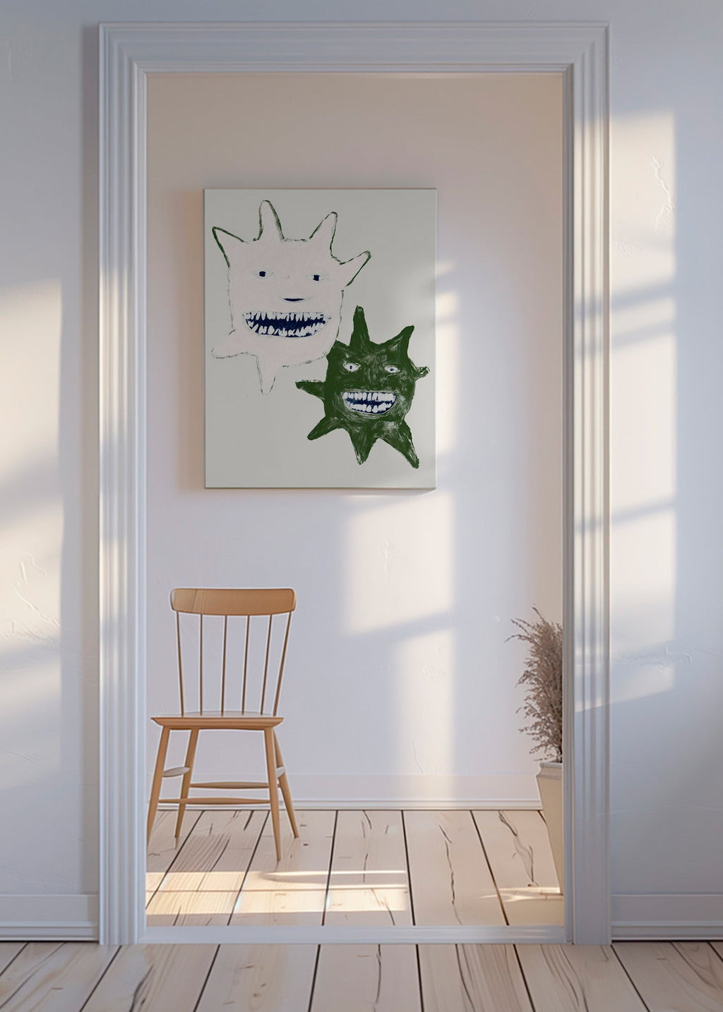 Illustration tvillingmonster