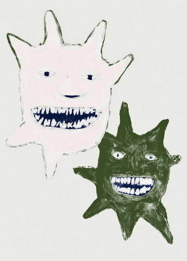 Illustration tvillingmonster