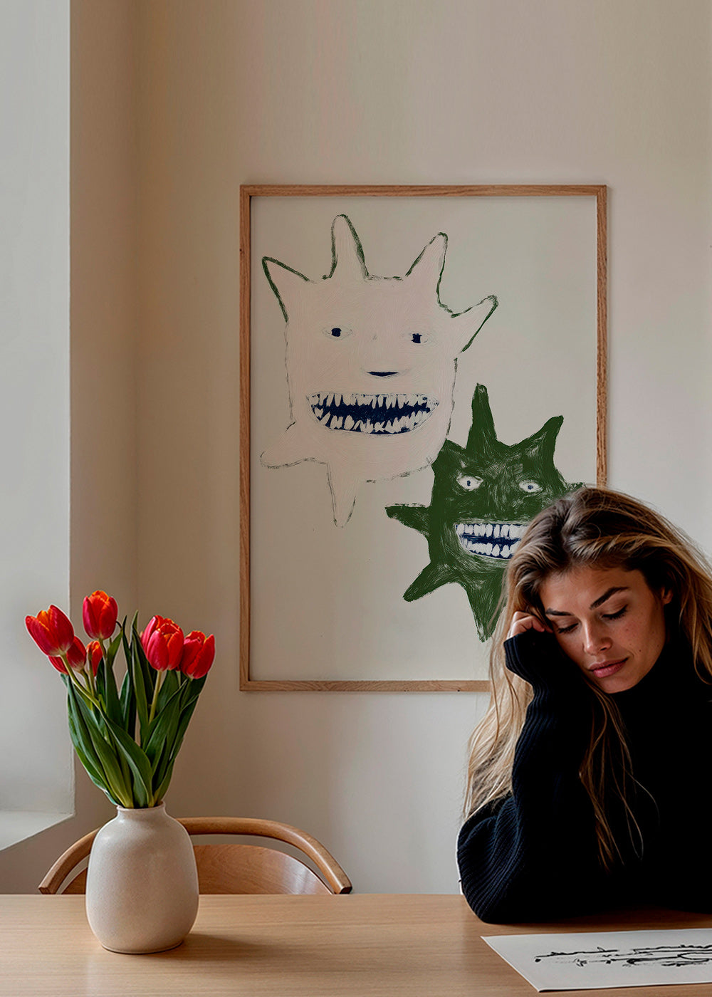 Illustration tvillingmonster