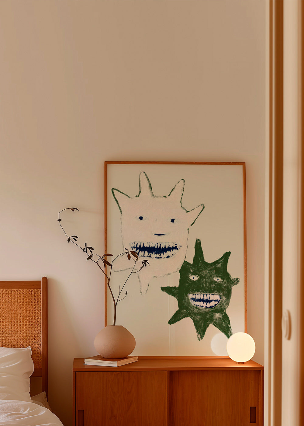 Illustration tvillingmonster