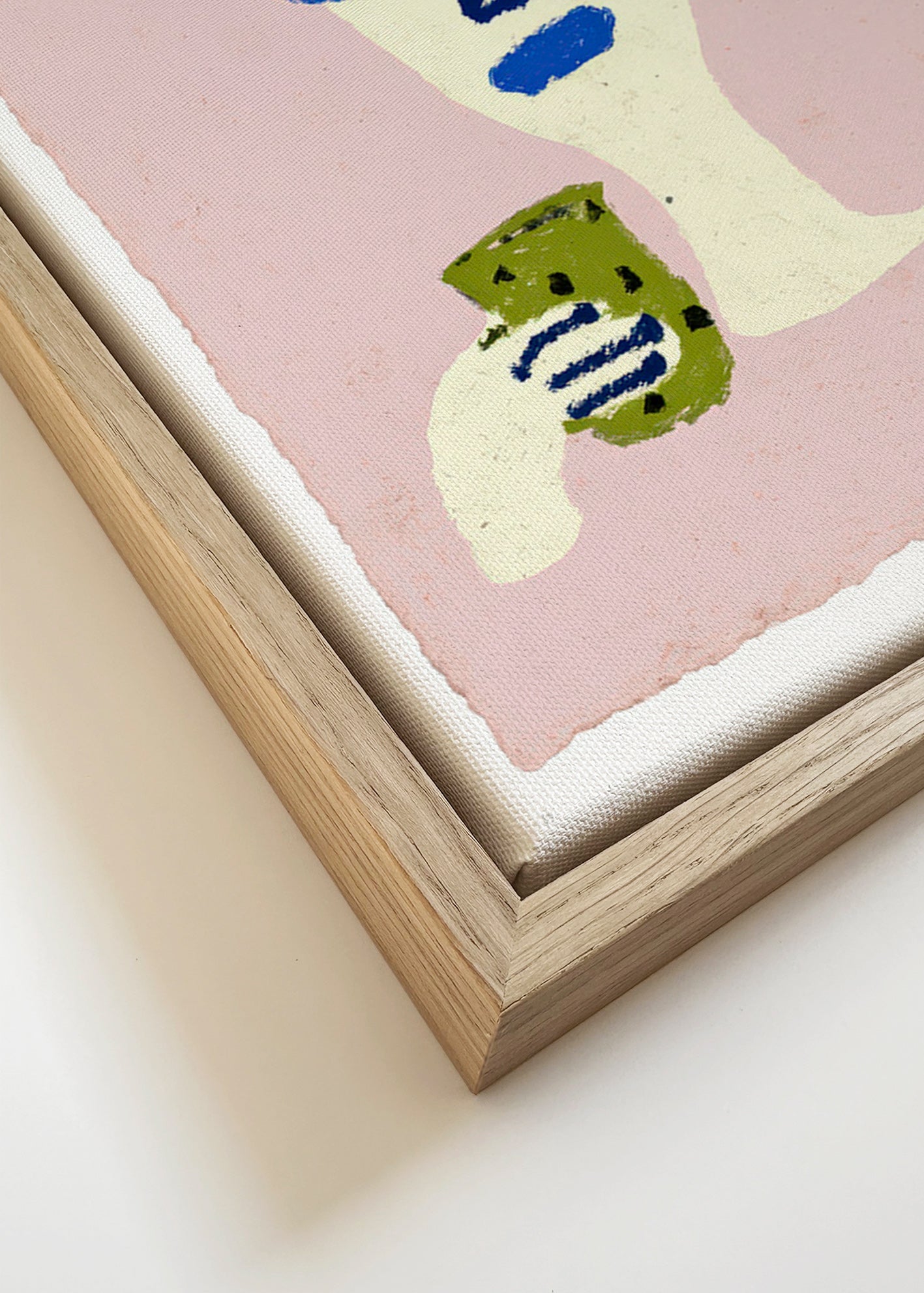 Illustration porträtt med blå solglasögon
