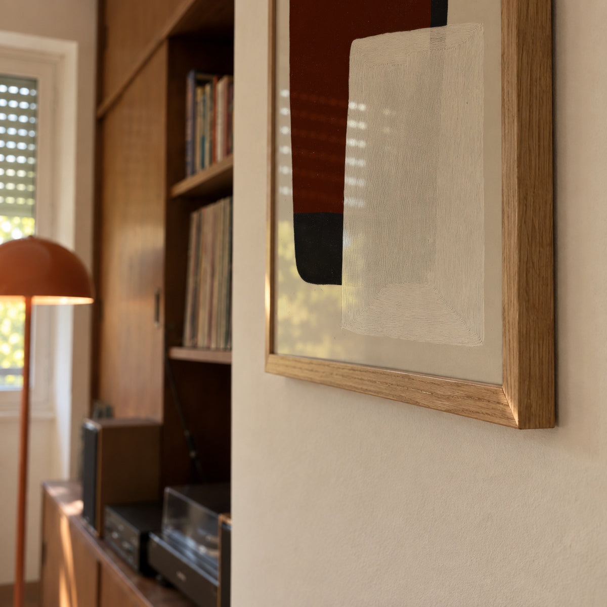 Paper Layers - Framed poster detail