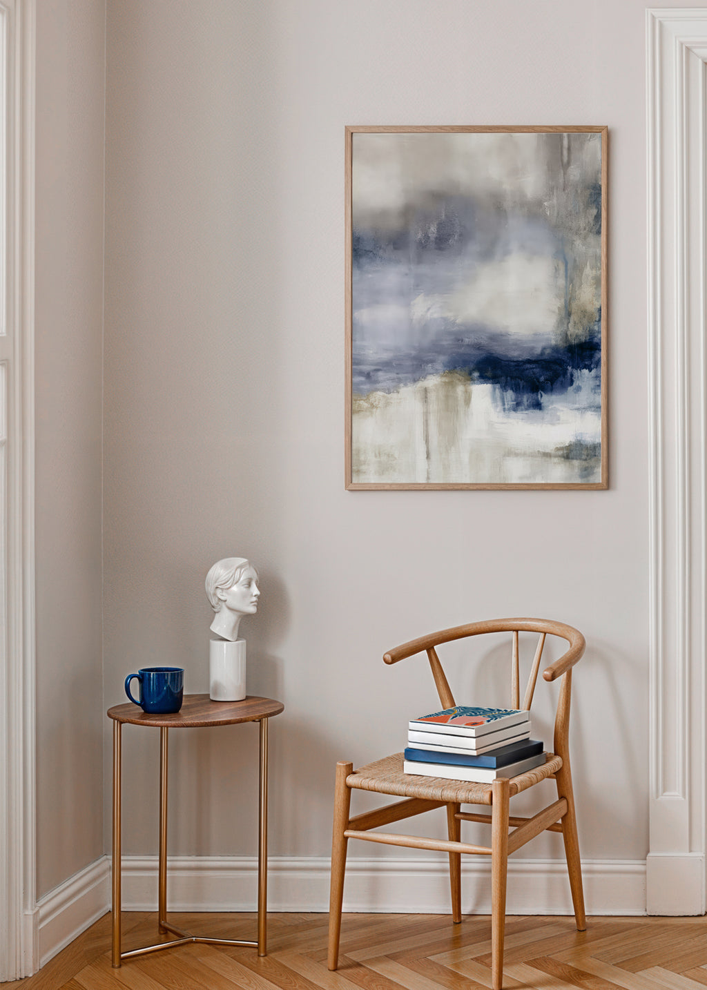 Storm Wash - Framed poster in an interior