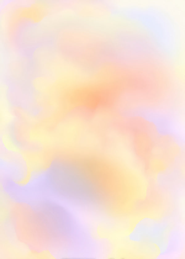 Abstrakt konst pastellmoln
