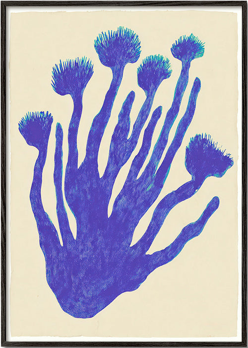 Botanisk poster Indigo Coral