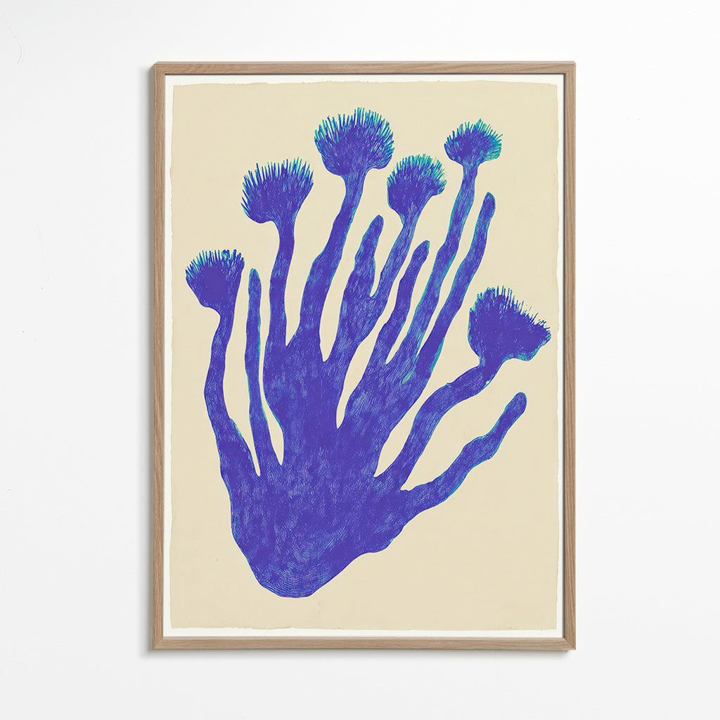 Botanisk poster Indigo Coral