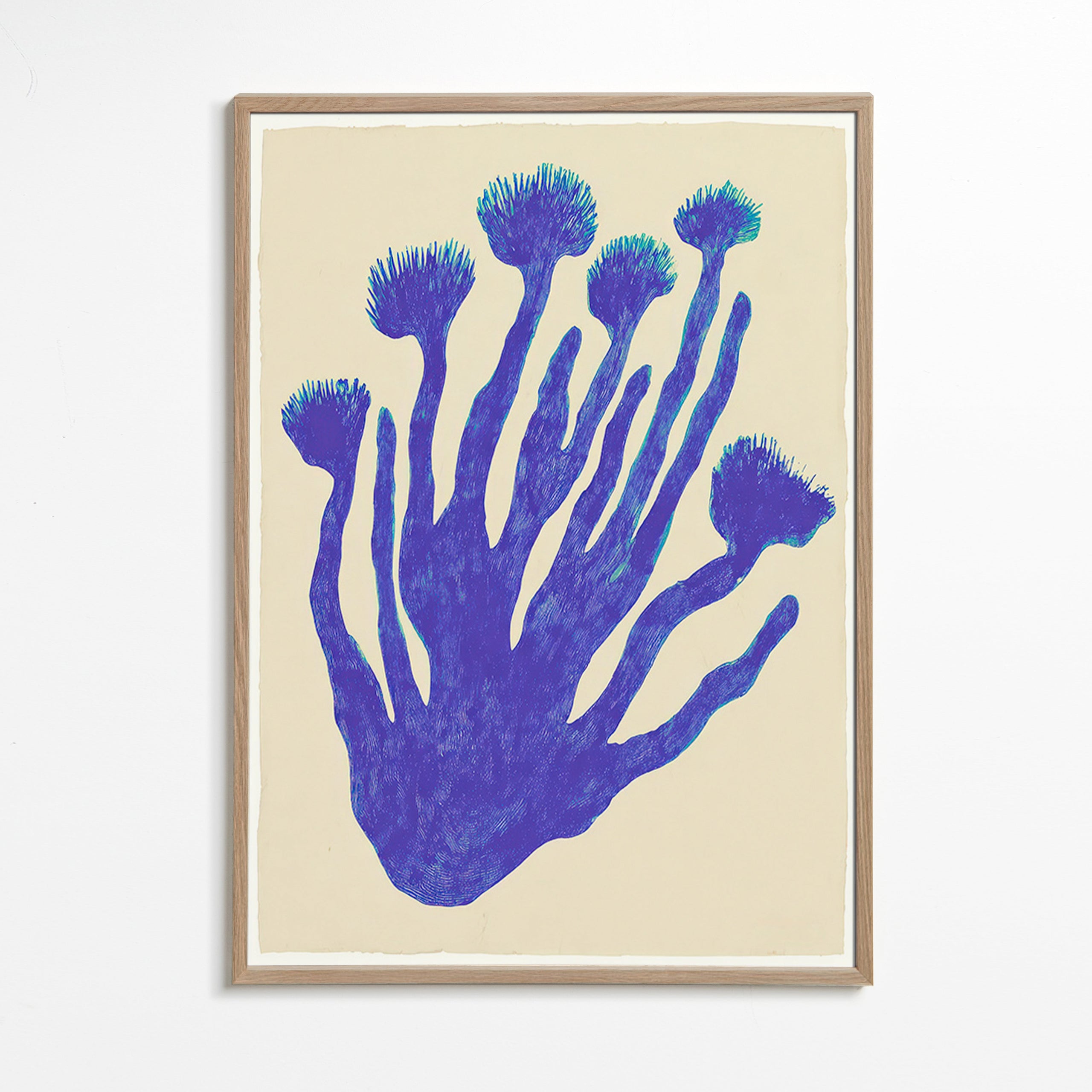 Botanisk poster Indigo Coral