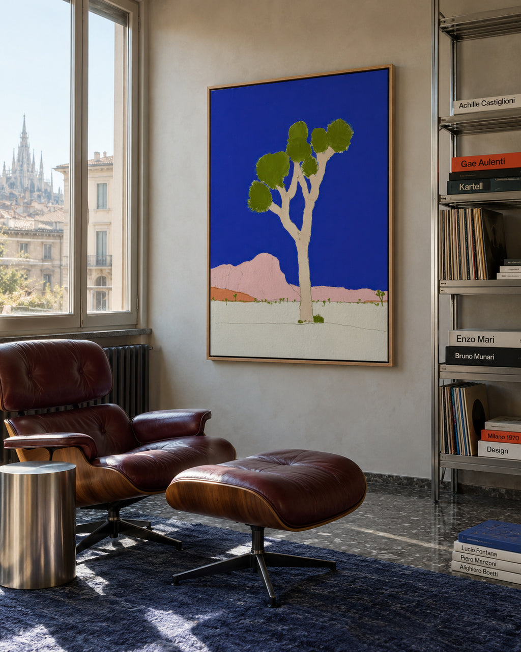 Desert Tree - Framed canvas in an interior