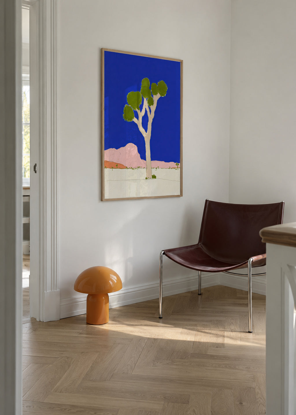 Desert Tree - Framed poster in an interior