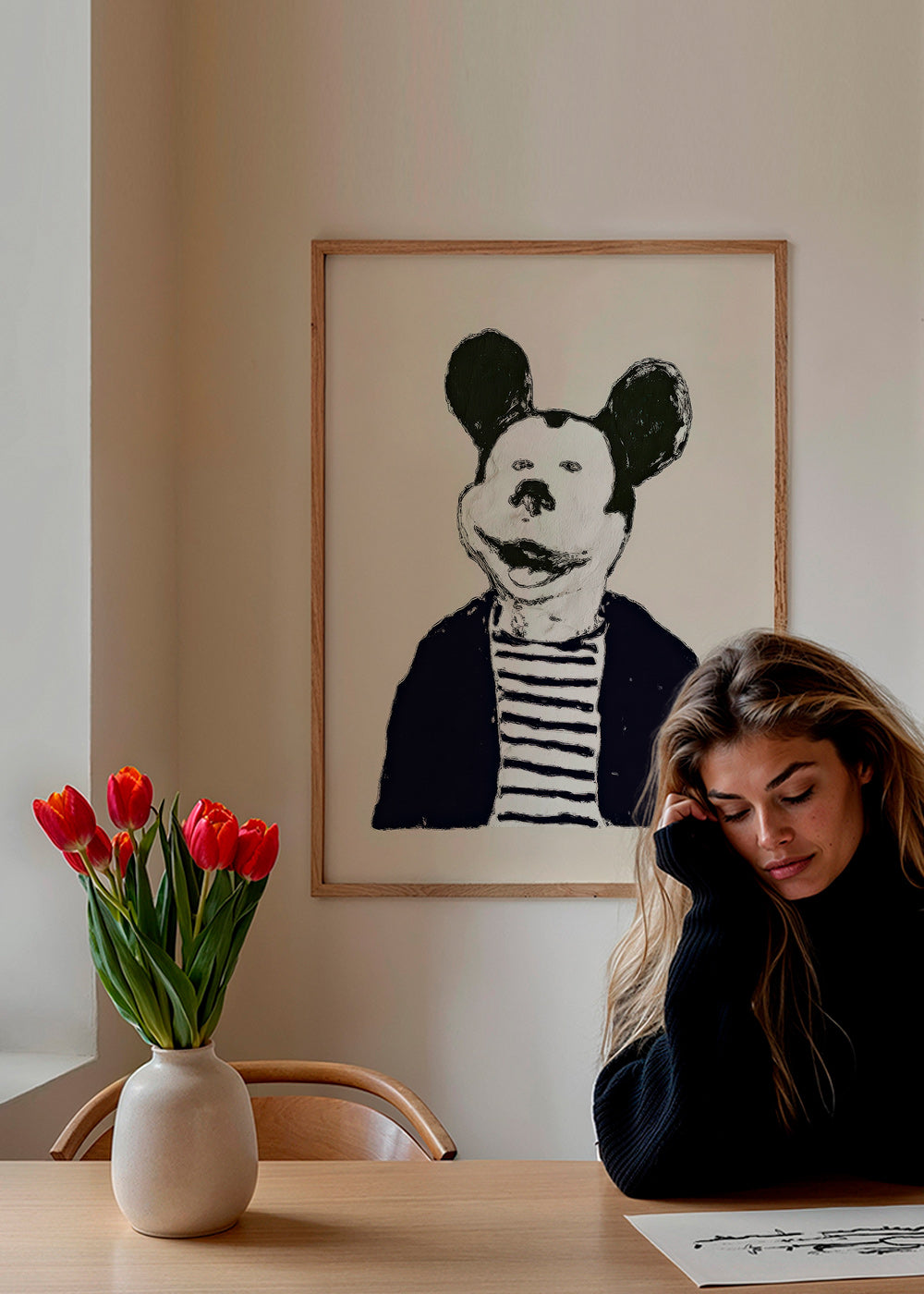 Illustration mus herre