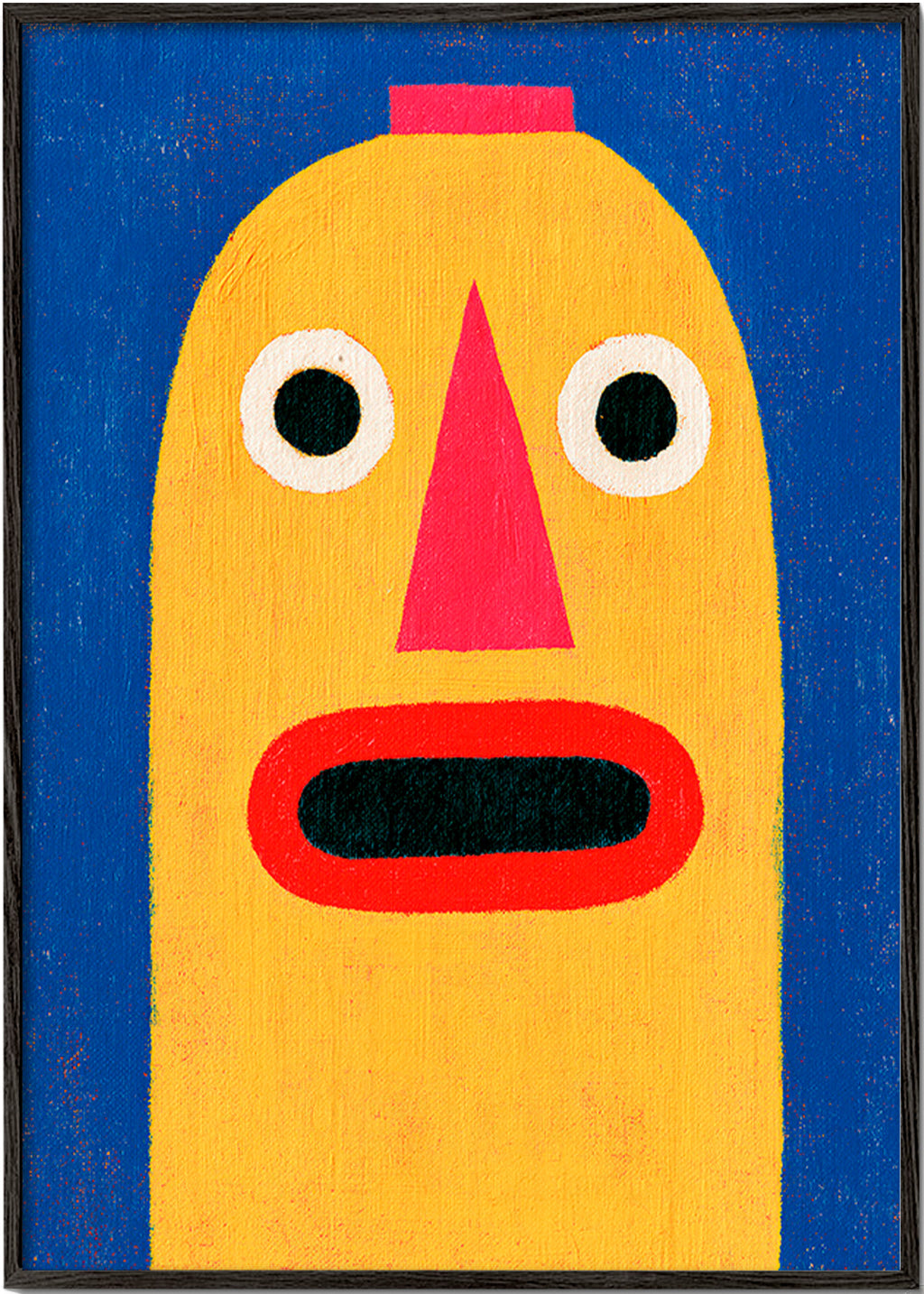 Illustration gul mask