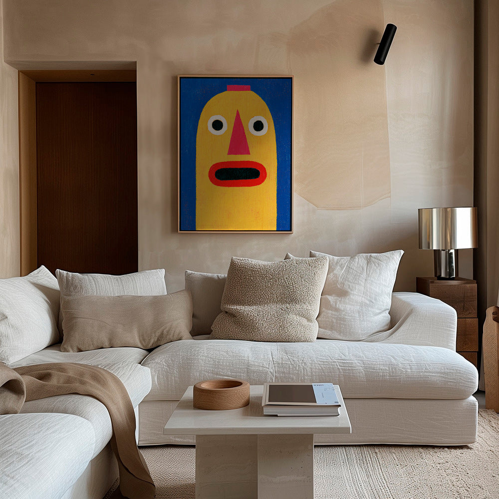 Illustration gul mask