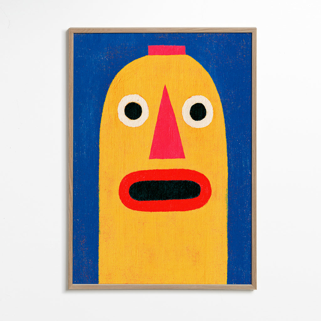 Illustration gul mask