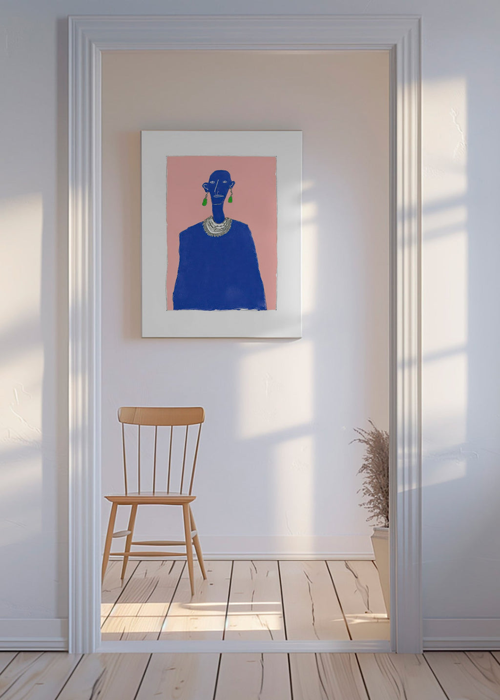 Illustration porträtt
