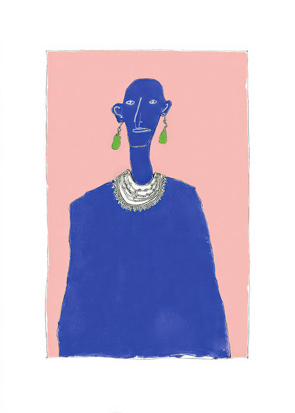 Illustration porträtt