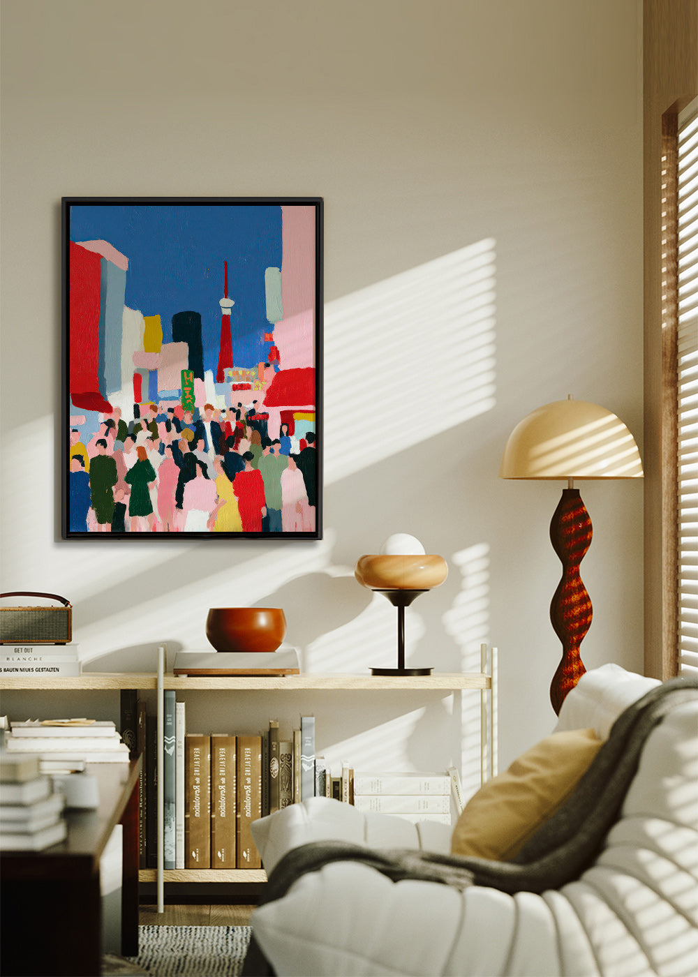 Stadsposter Tokyo färgstark