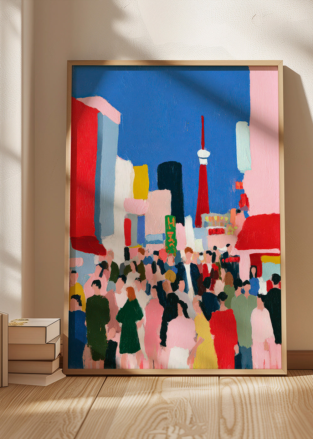 Stadsposter Tokyo färgstark