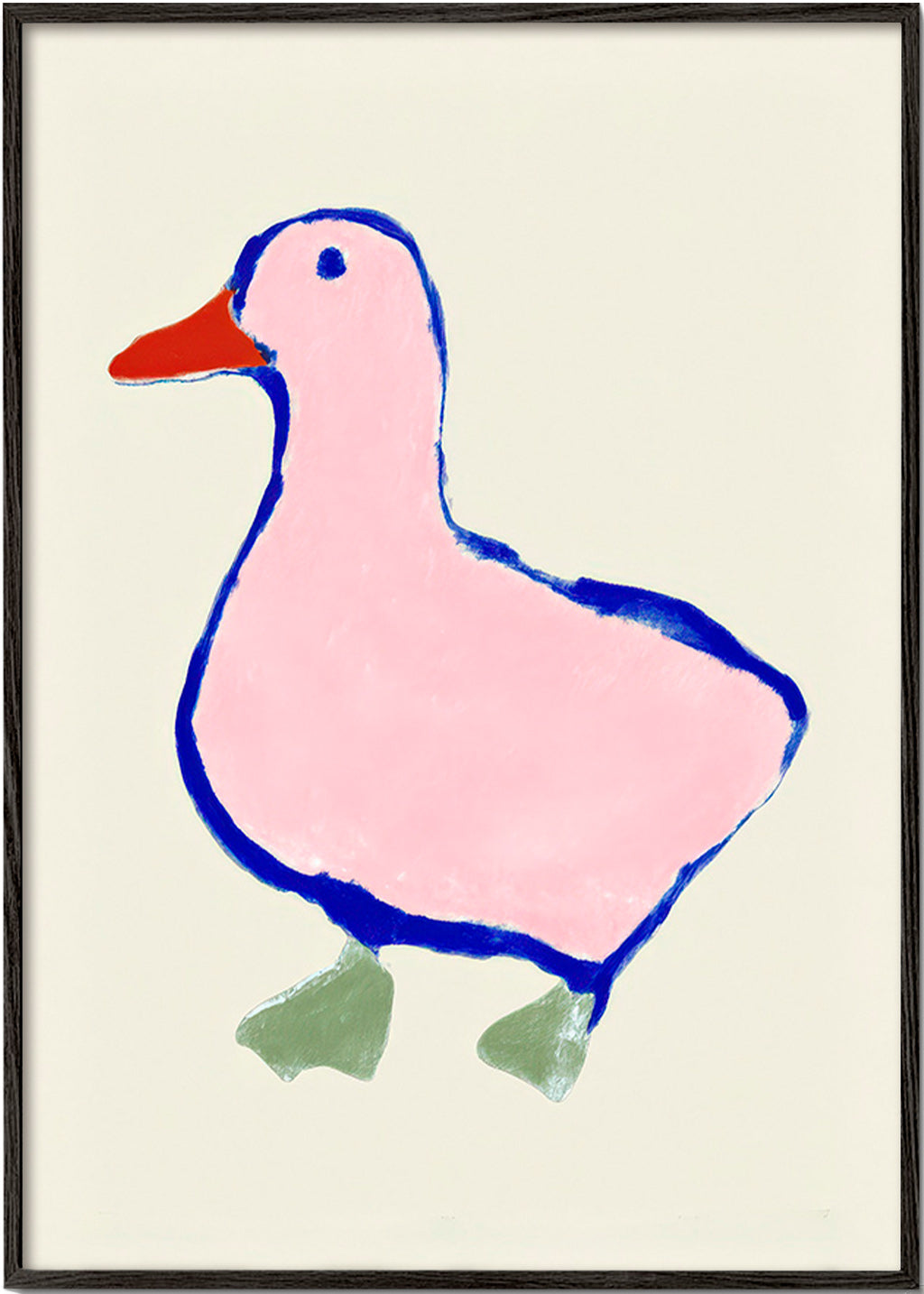 Barnposter: rosa ankunge