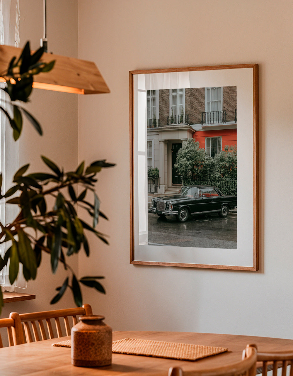 Gatufotografi med klassisk bil