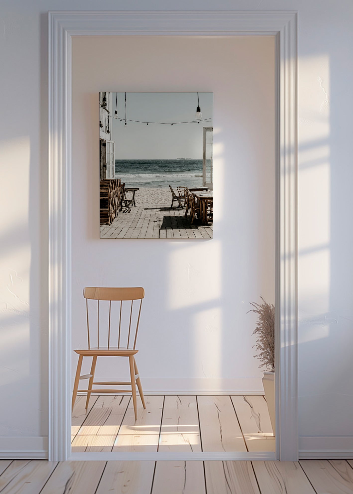 Landskapstavla öppen terrass