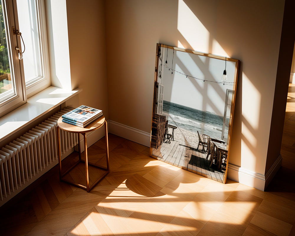 Landskapstavla öppen terrass