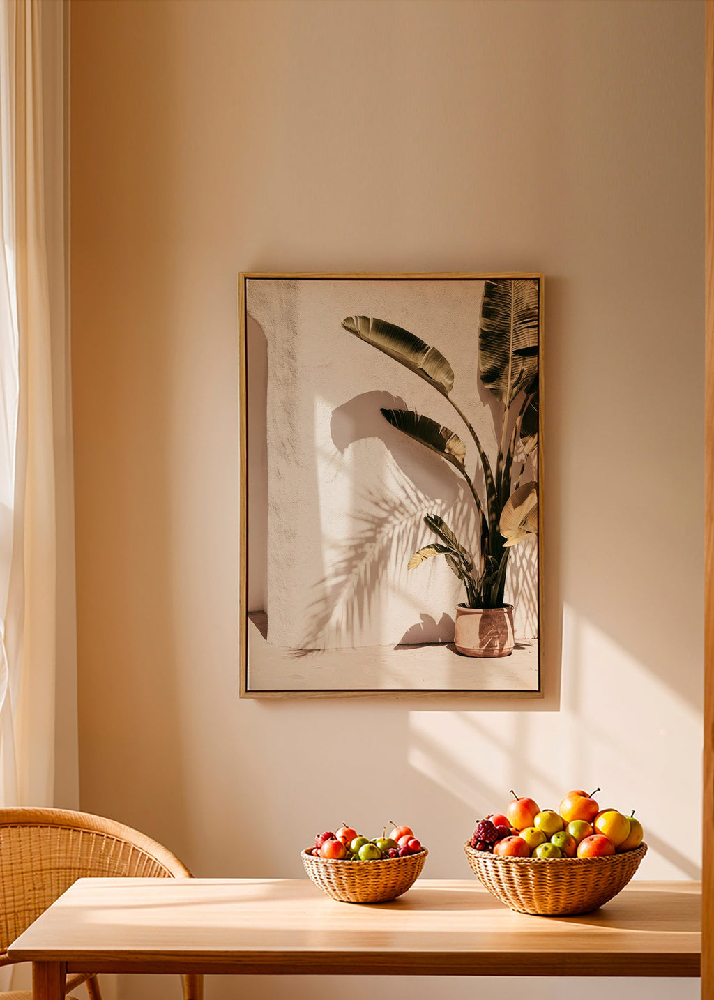 Botanisk poster: krukpalm
