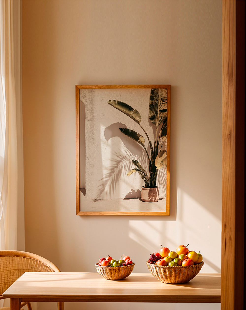 Botanisk poster: krukpalm