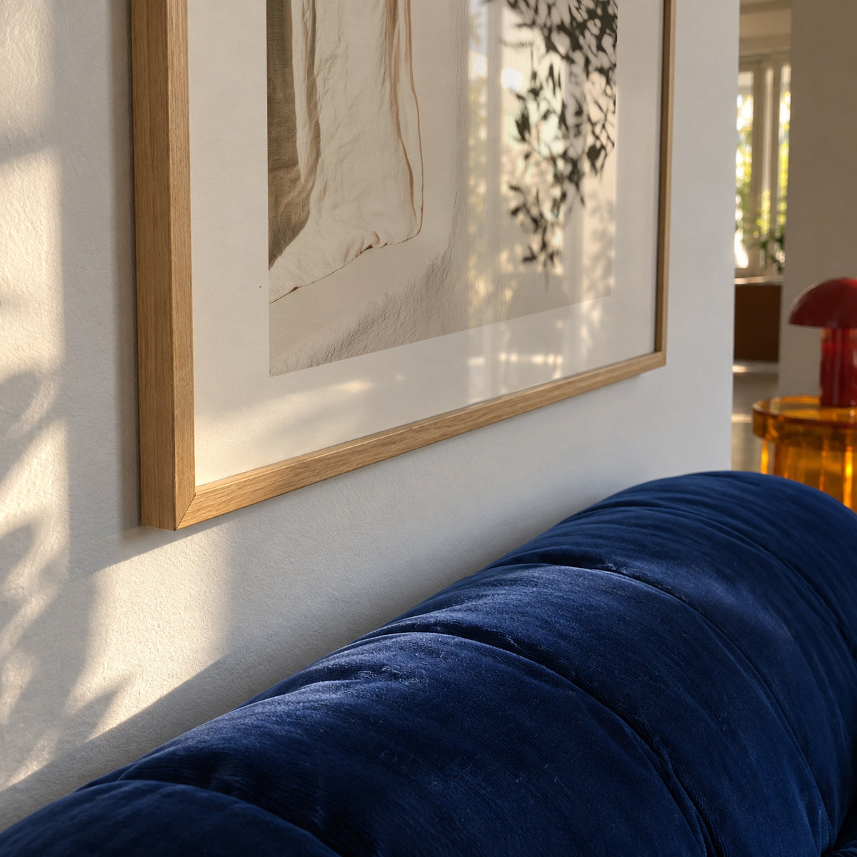 Linen Window - Framed poster detail