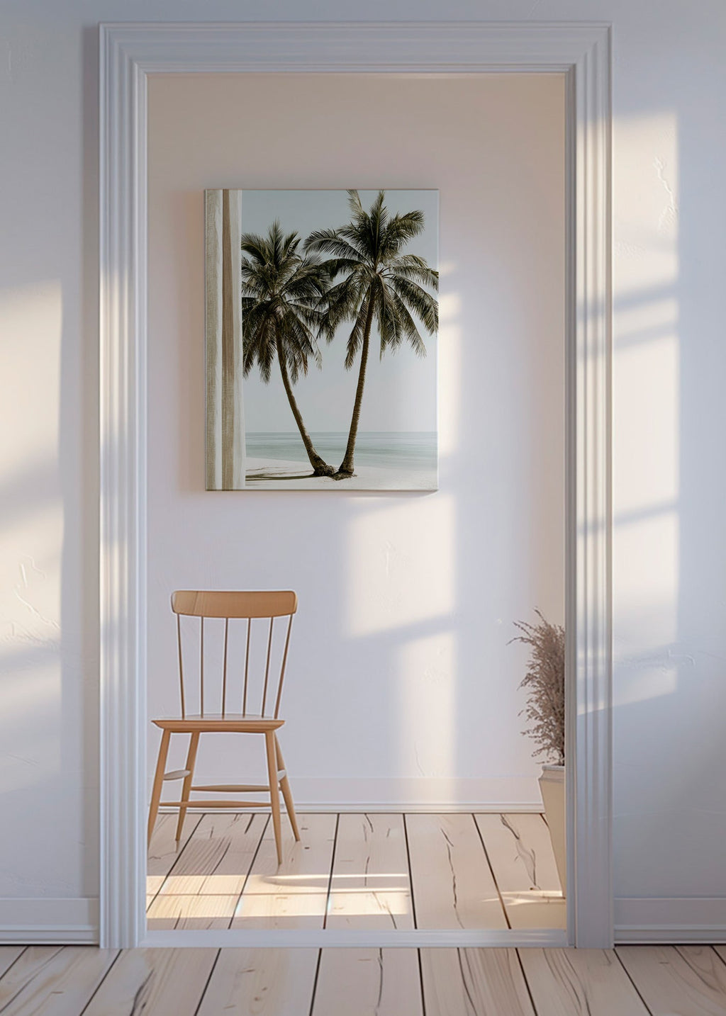 Botanisk poster två palmer
